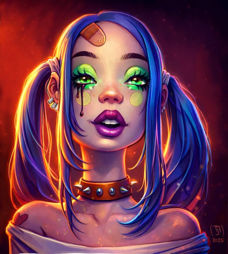 Final illustration titled Android Companion.
