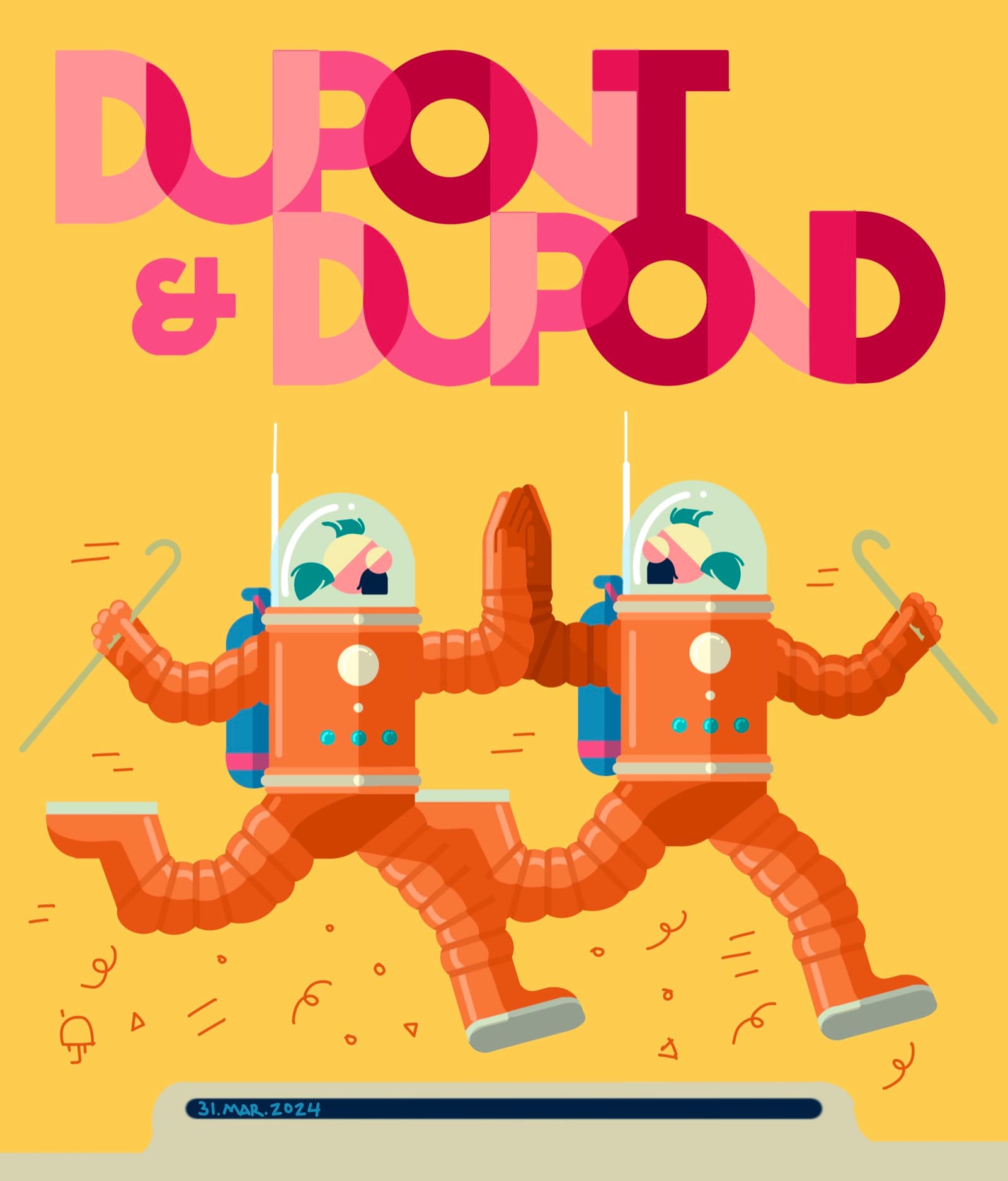 Final illustration titled Dupont & Dupond.