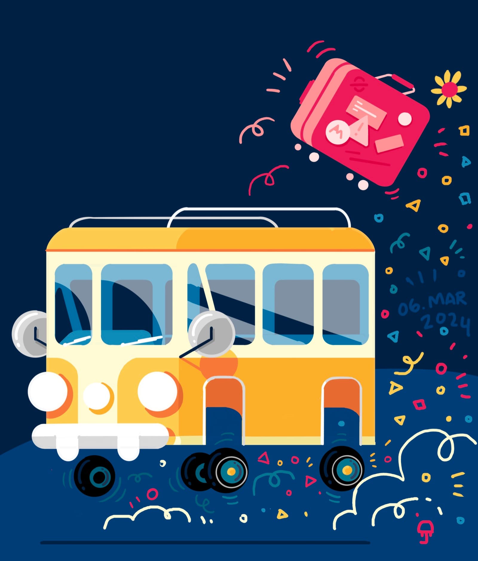 Final illustration titled Fun Van.