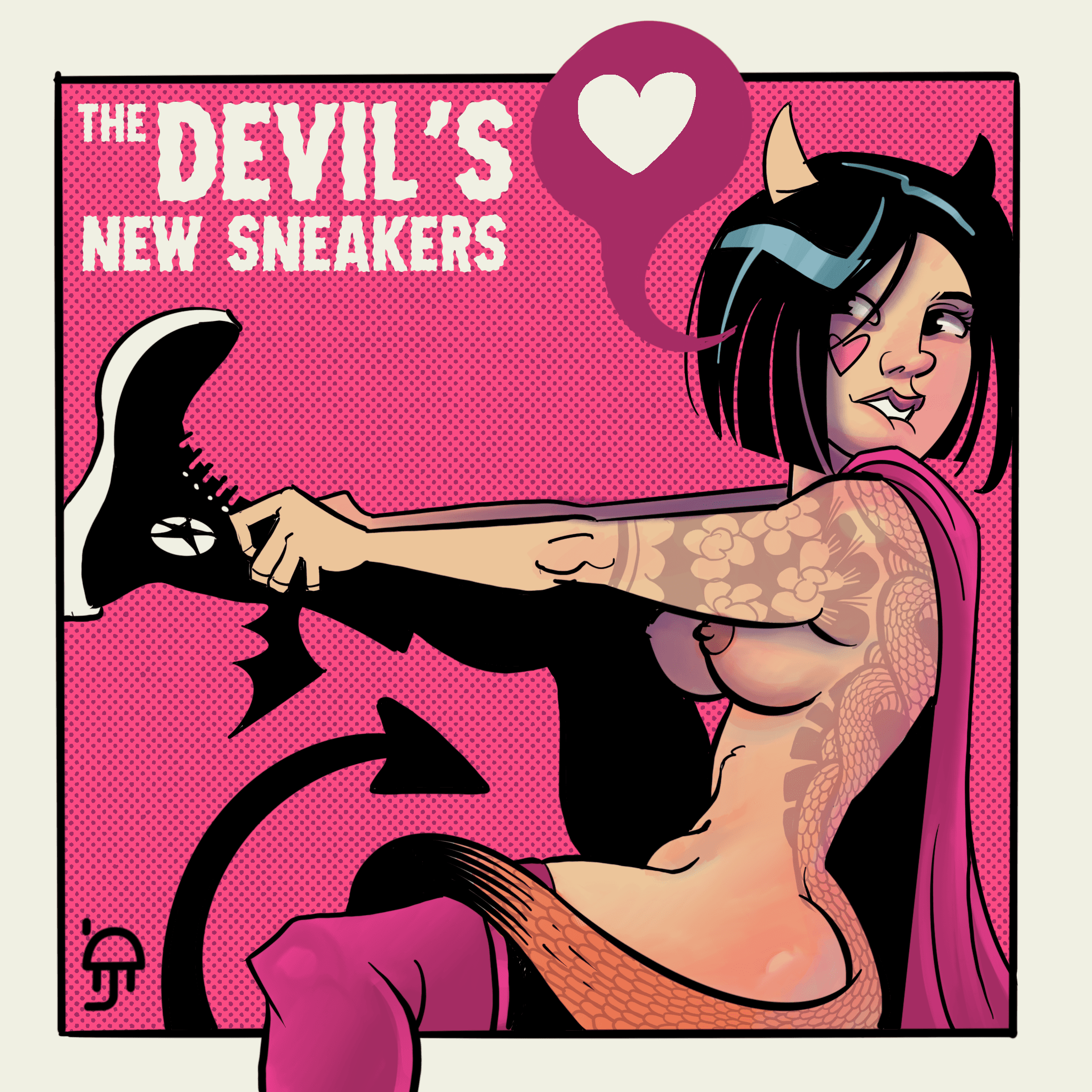 Final illustration titled Daredevil.