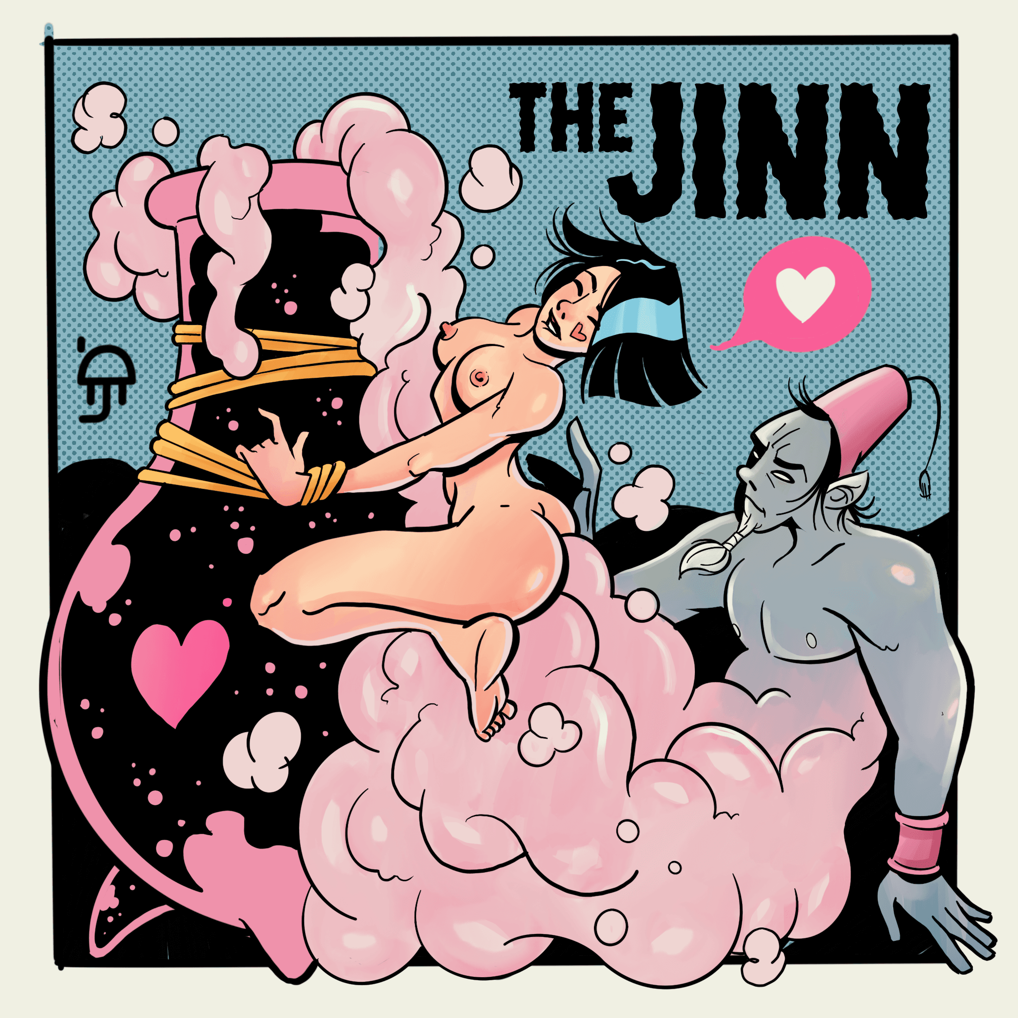 Final illustration titled Jinn.